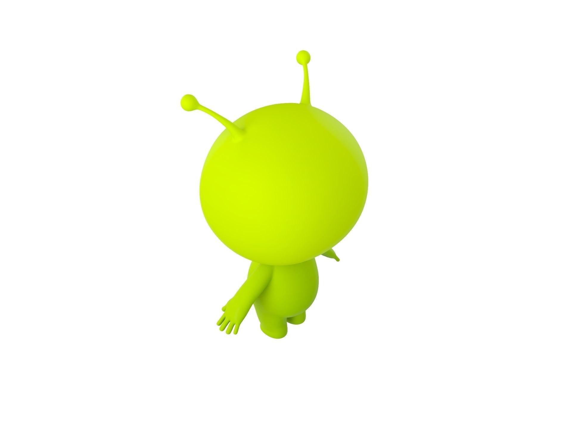 Character254 Rigged Mascot 3D model_12