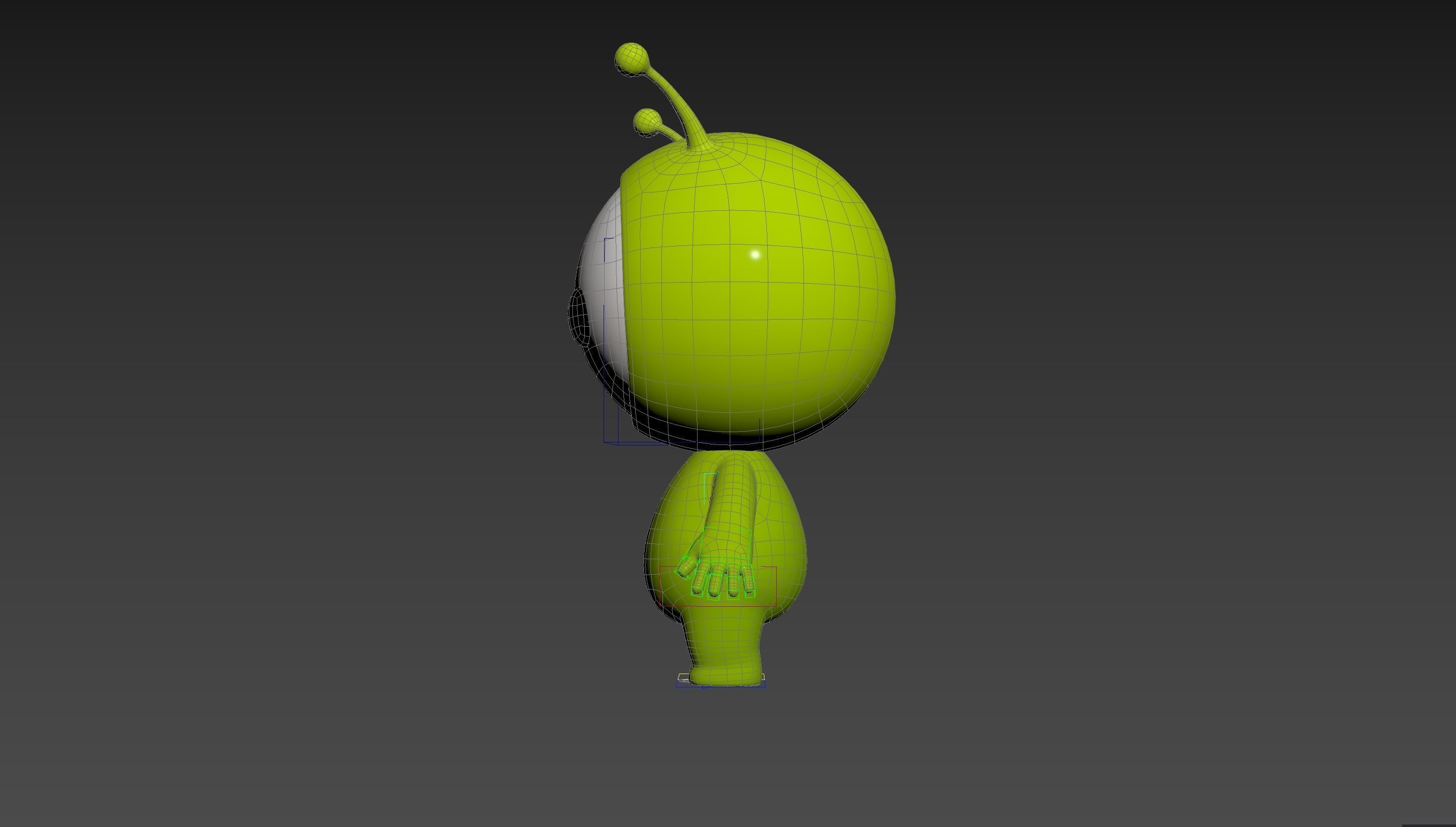 Character254 Rigged Mascot 3D model_34