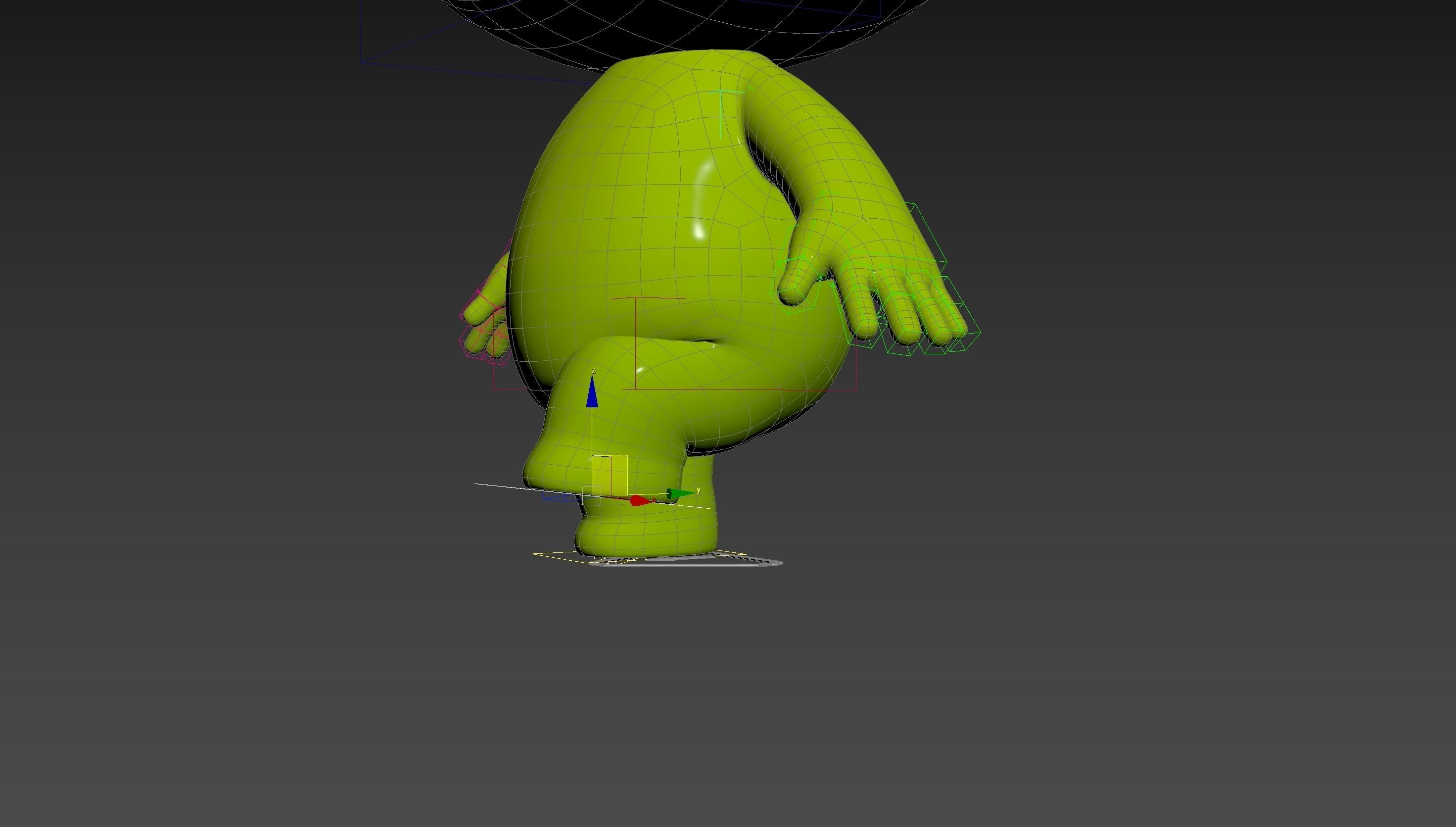 Character254 Rigged Mascot 3D model_26