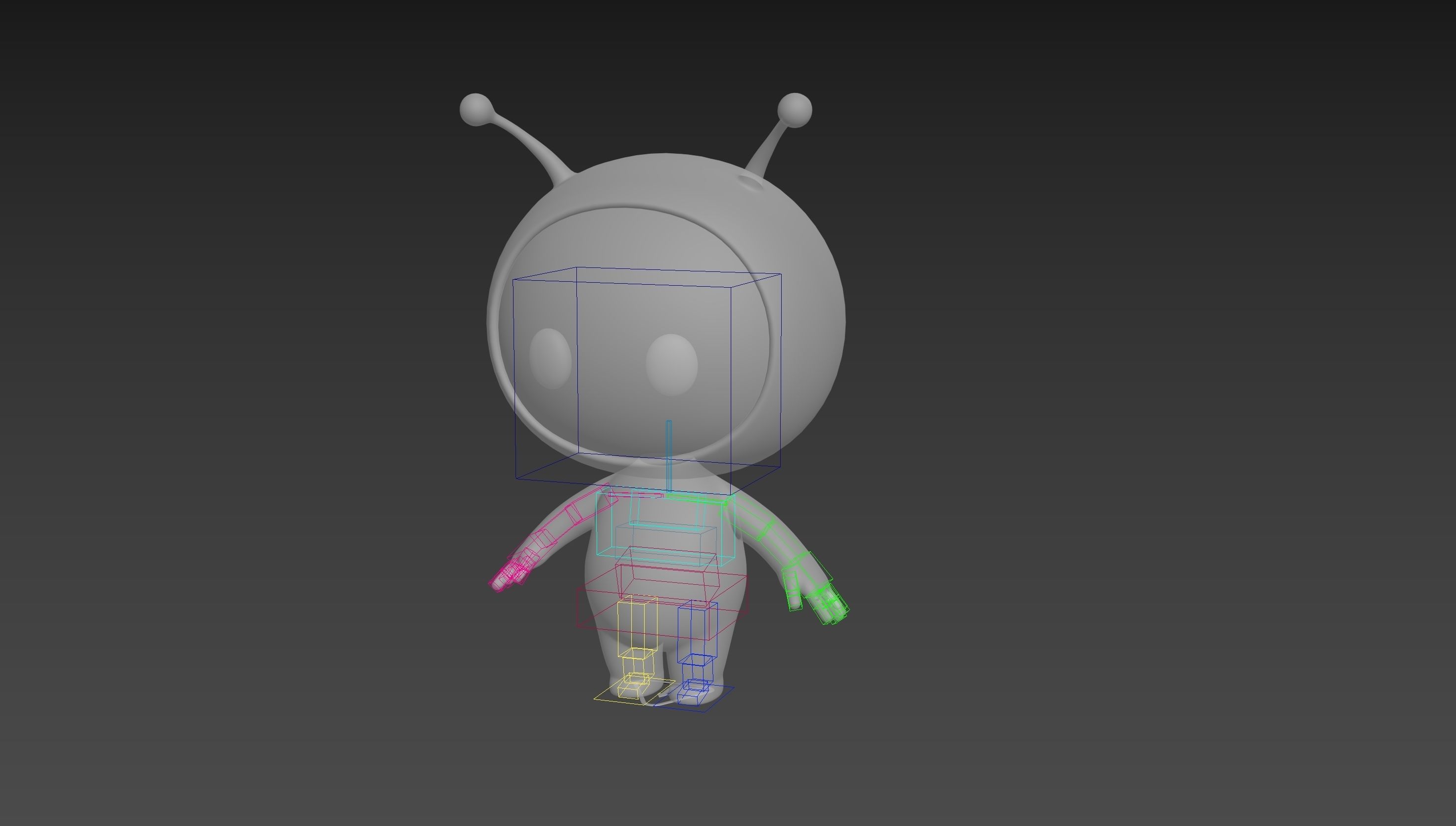 Character254 Rigged Mascot 3D model_20