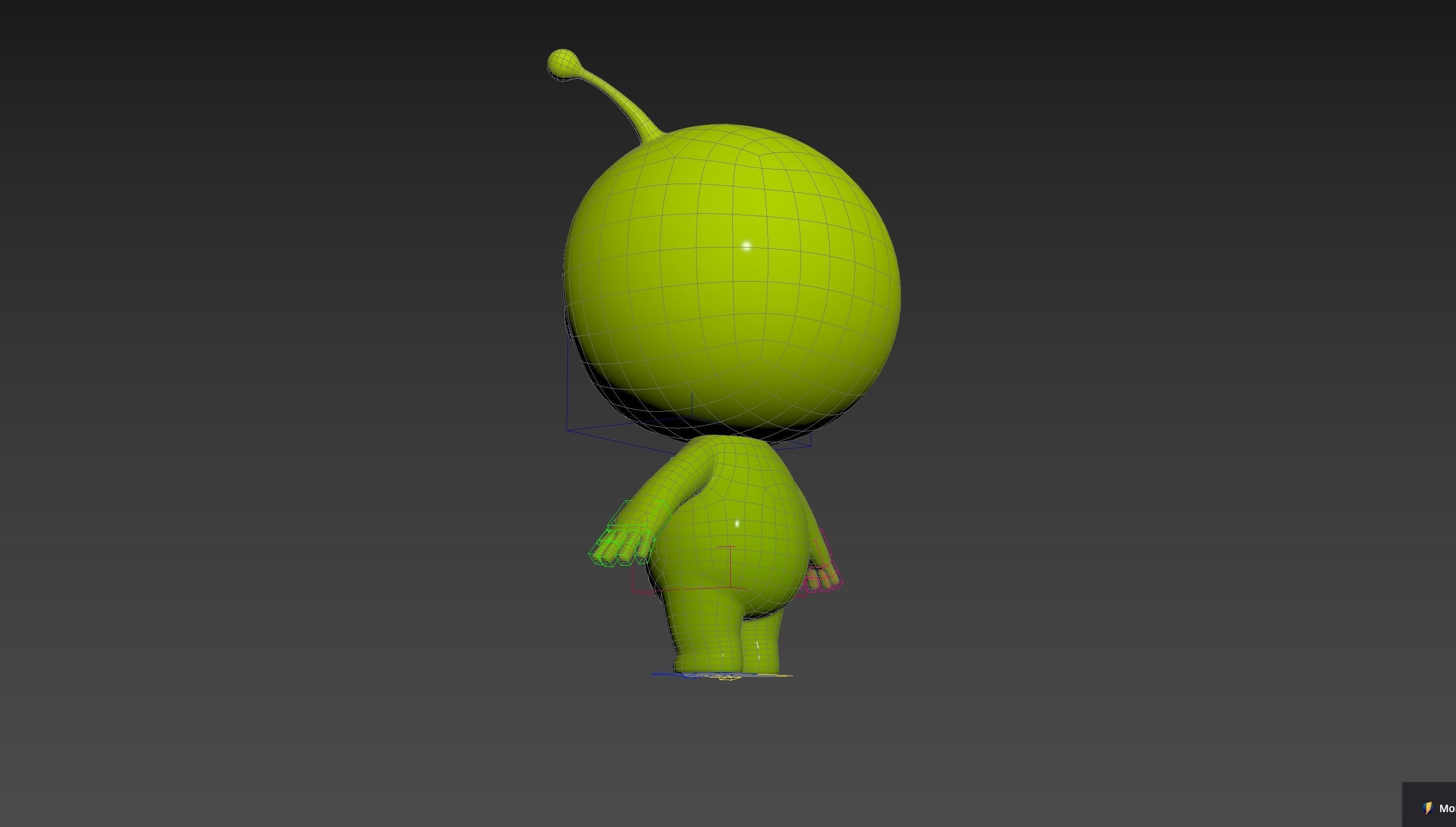 Character254 Rigged Mascot 3D model_33