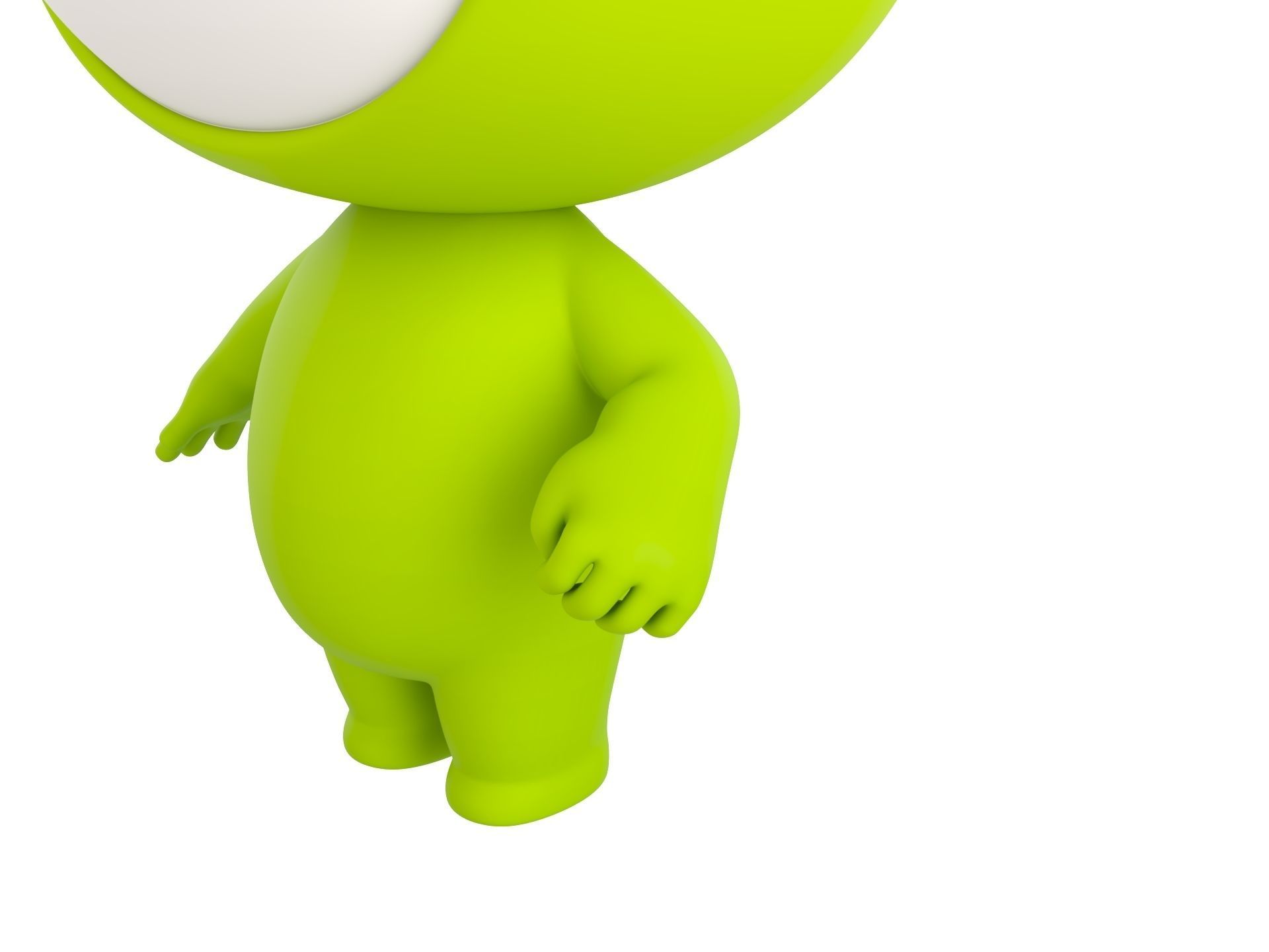 Character254 Rigged Mascot 3D model_3