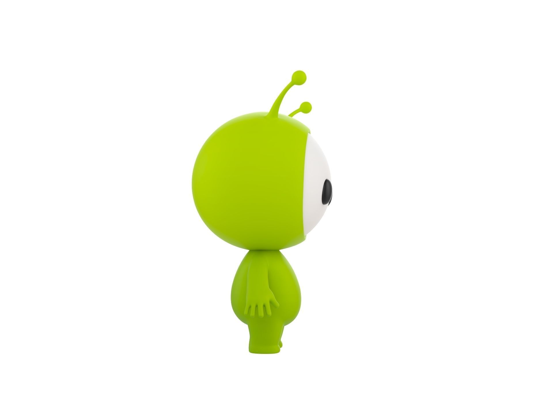 Character254 Rigged Mascot 3D model_9