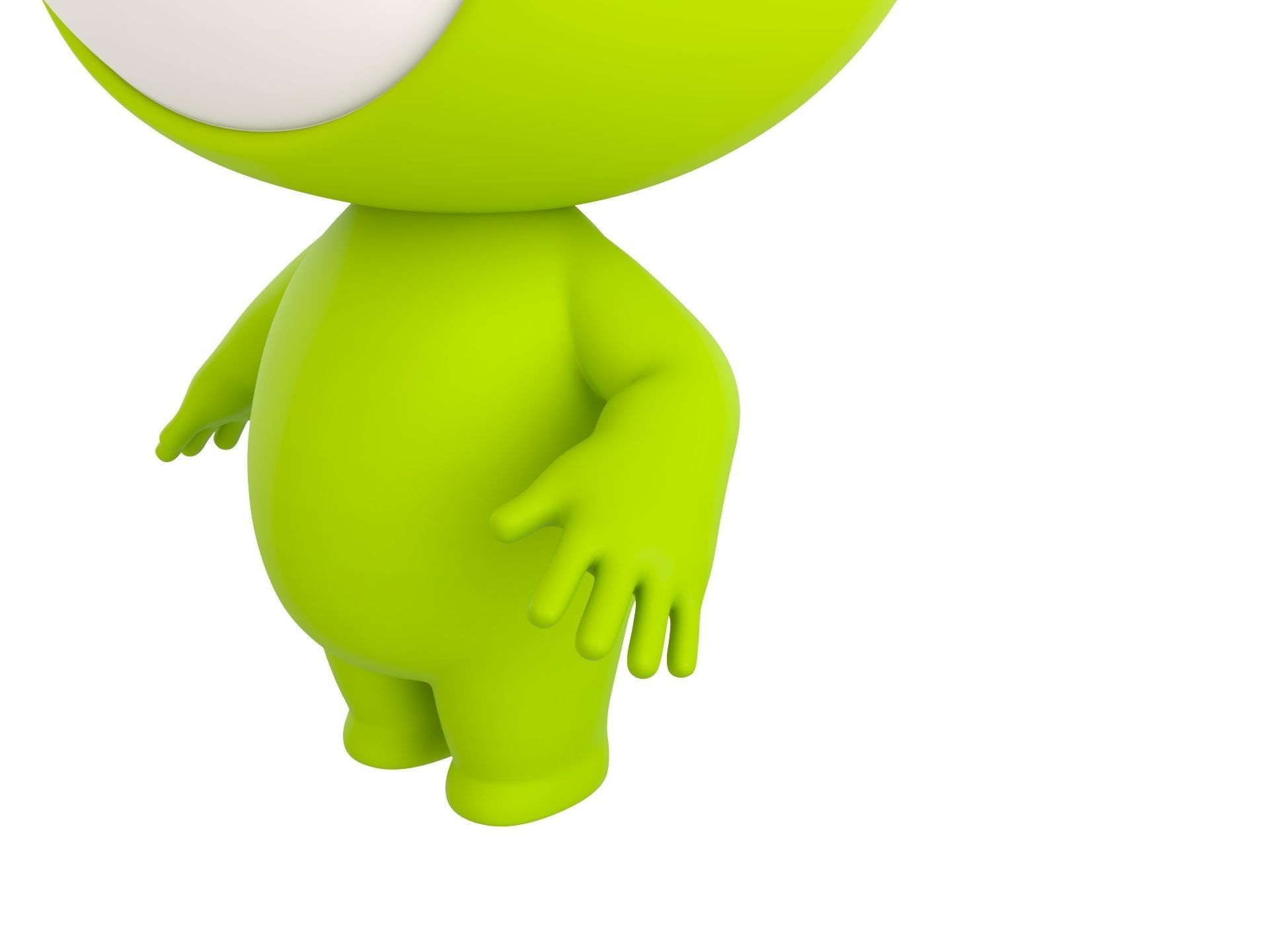 Character254 Rigged Mascot 3D model_2