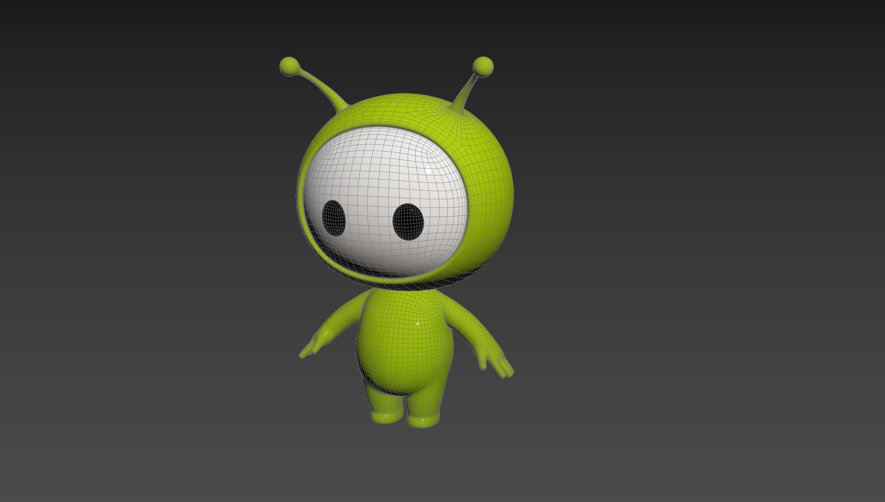 Character254 Rigged Mascot 3D model_18