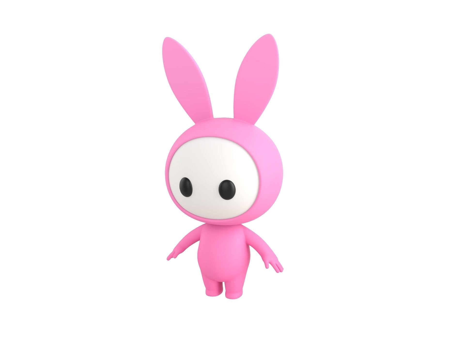 Character255 Rigged Mascot 3D model_1