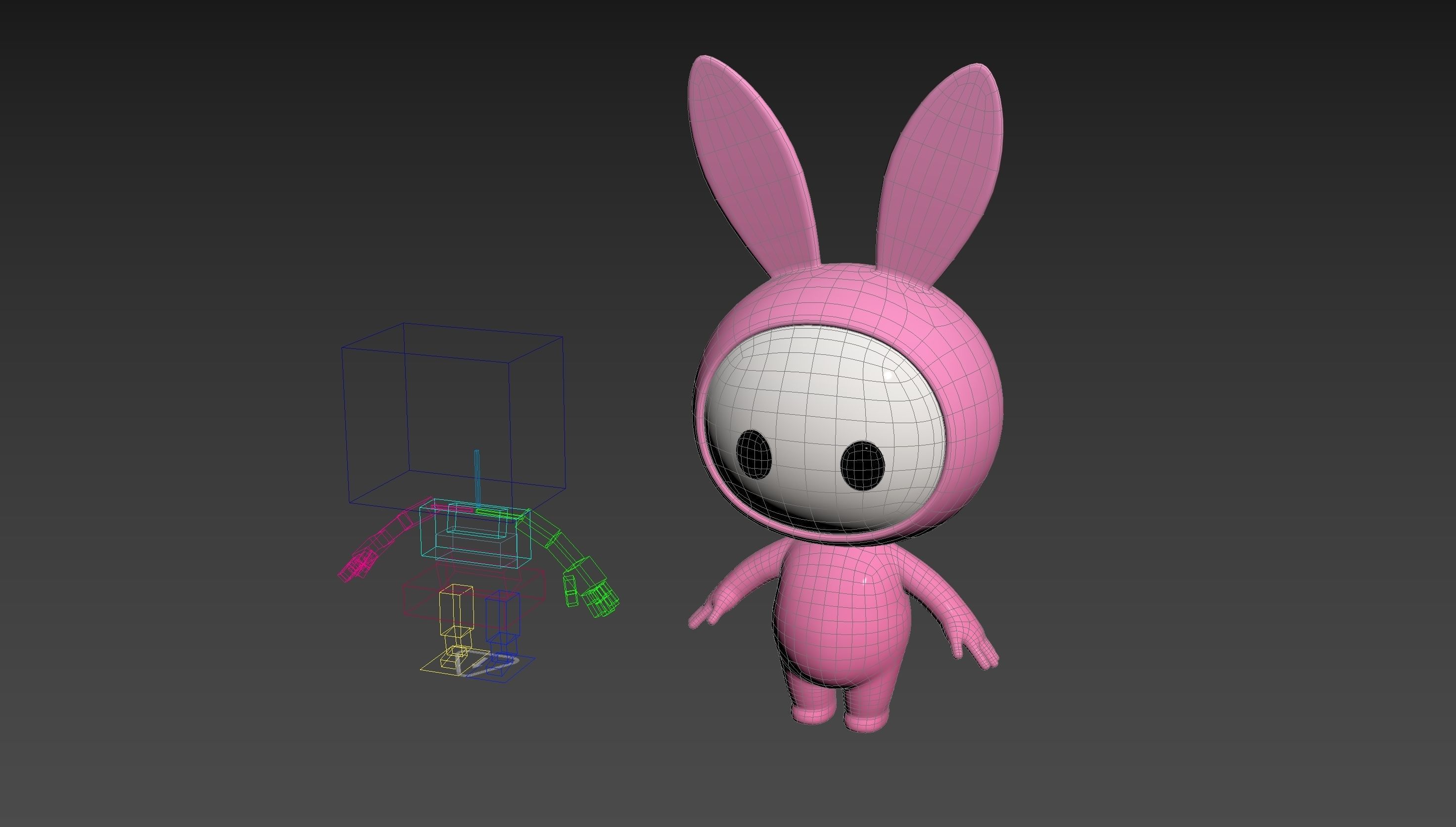 Character255 Rigged Mascot 3D model_19