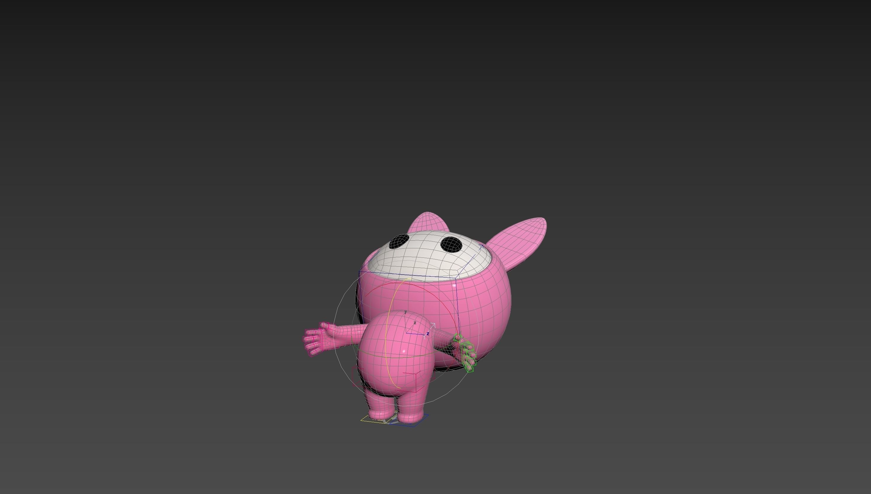 Character255 Rigged Mascot 3D model_25