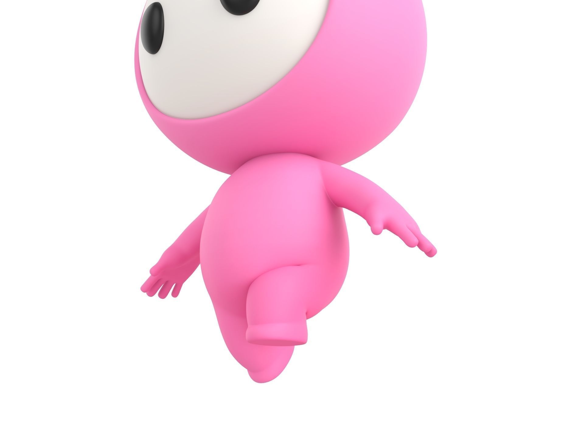 Character255 Rigged Mascot 3D model_6