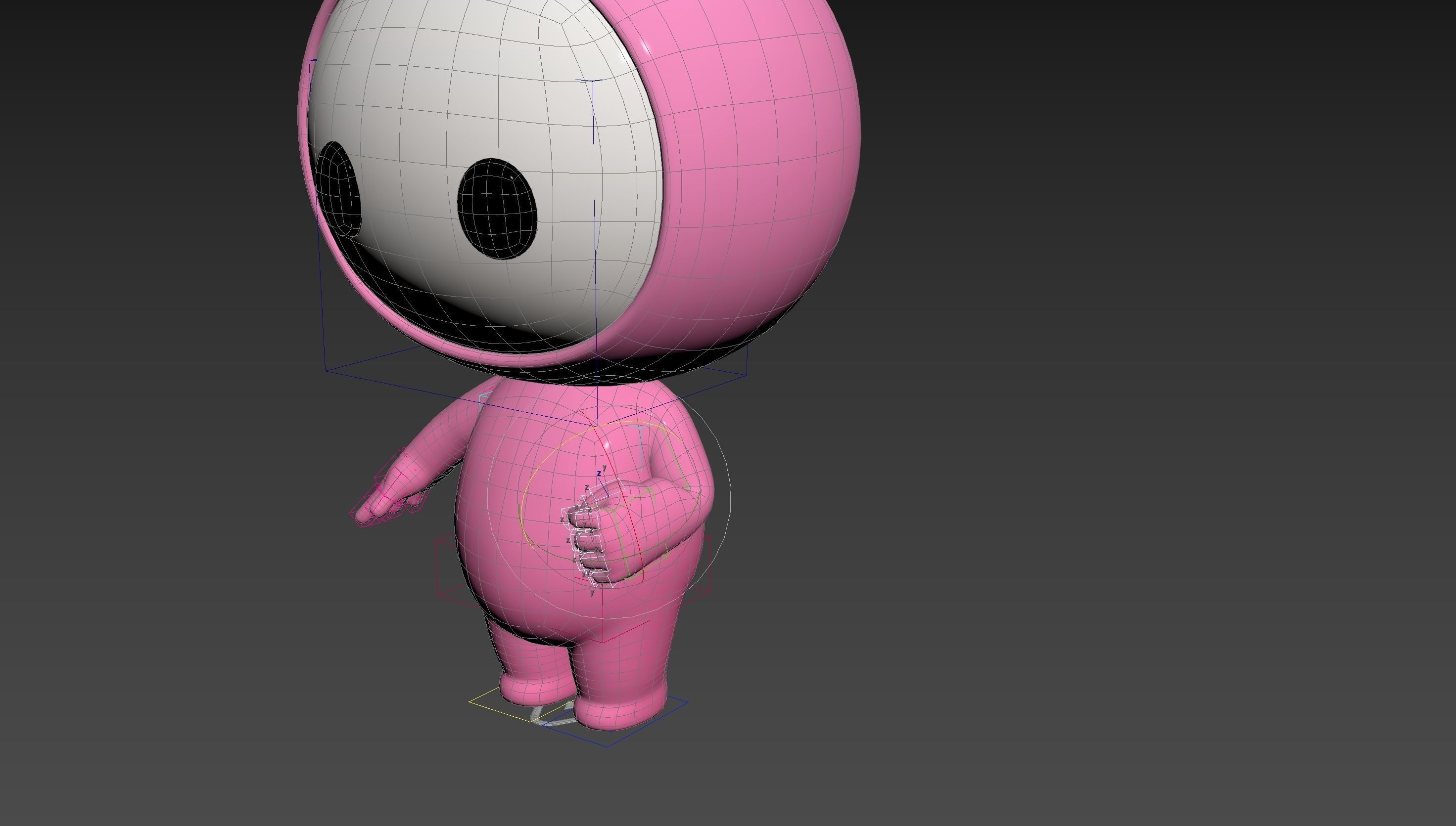 Character255 Rigged Mascot 3D model_24