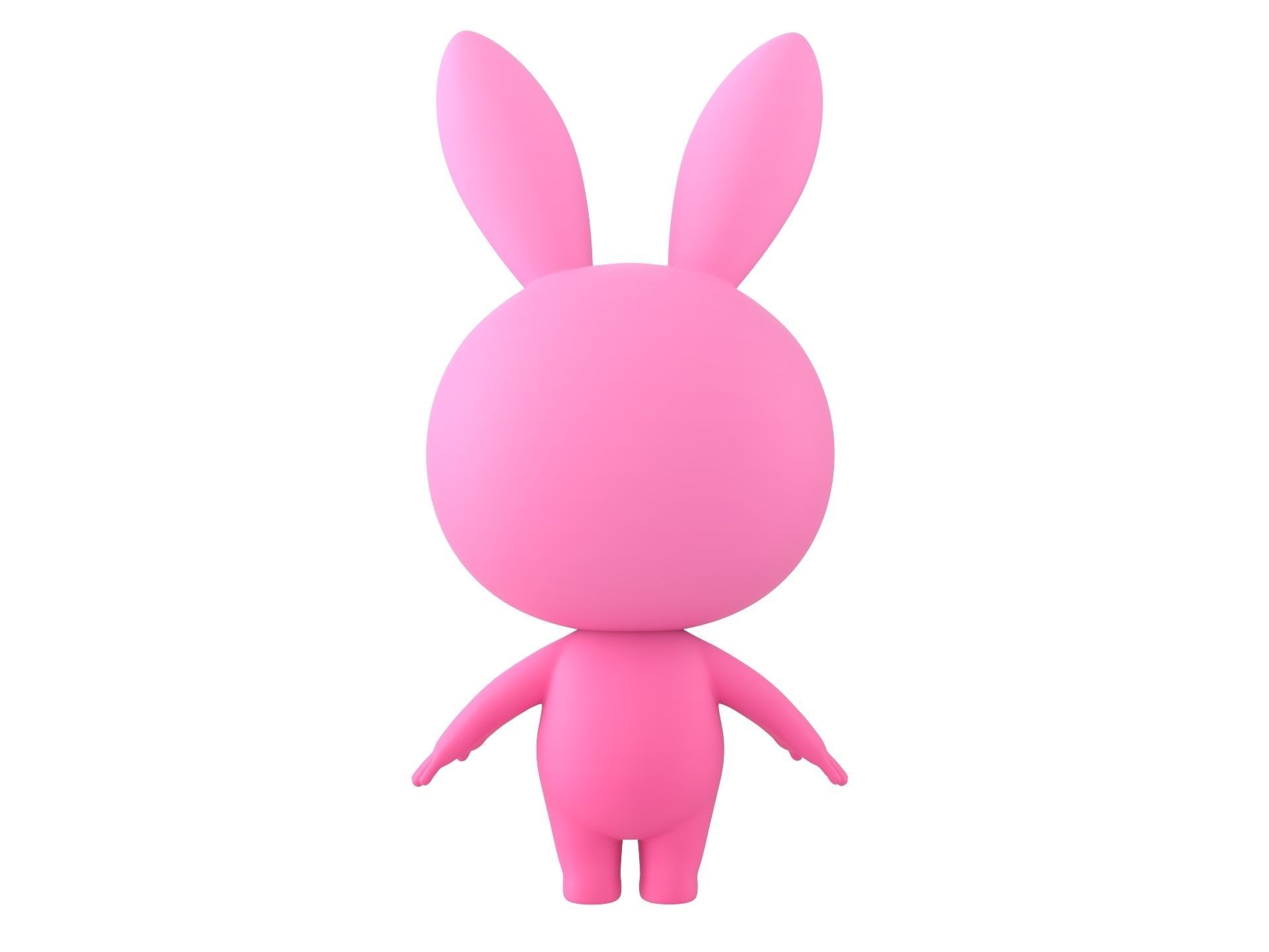 Character255 Rigged Mascot 3D model_11