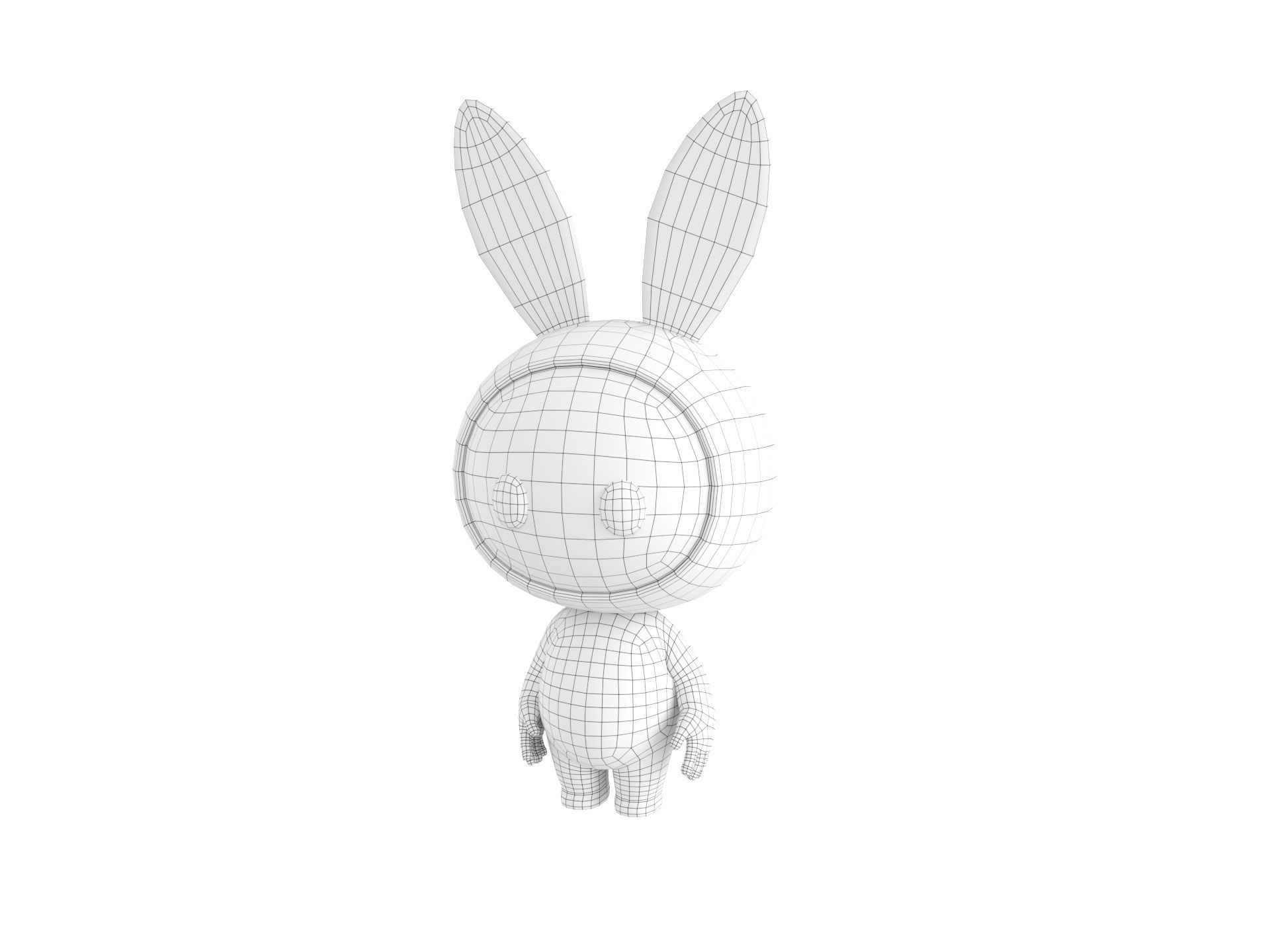 Character255 Rigged Mascot 3D model_29