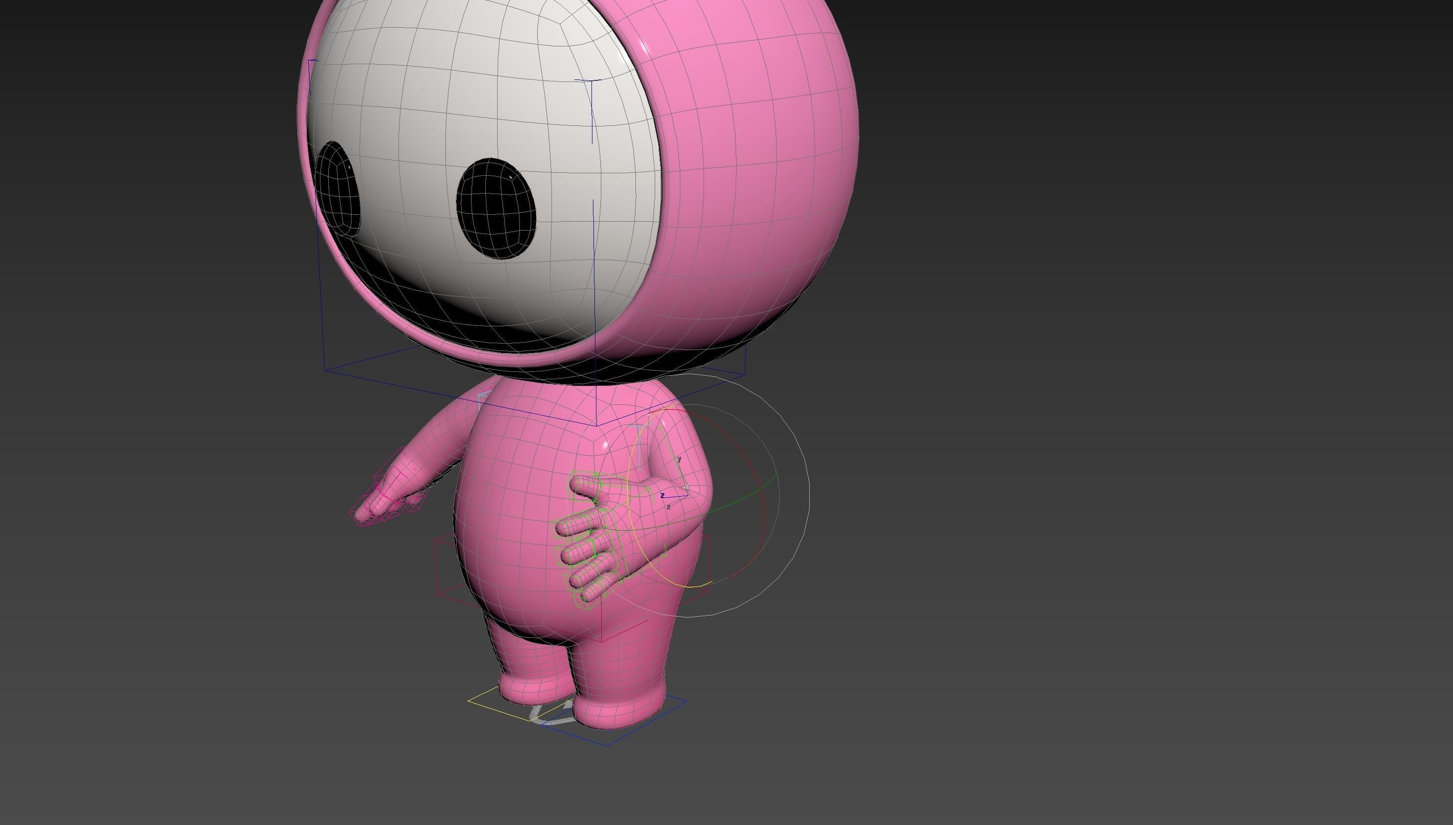 Character255 Rigged Mascot 3D model_23
