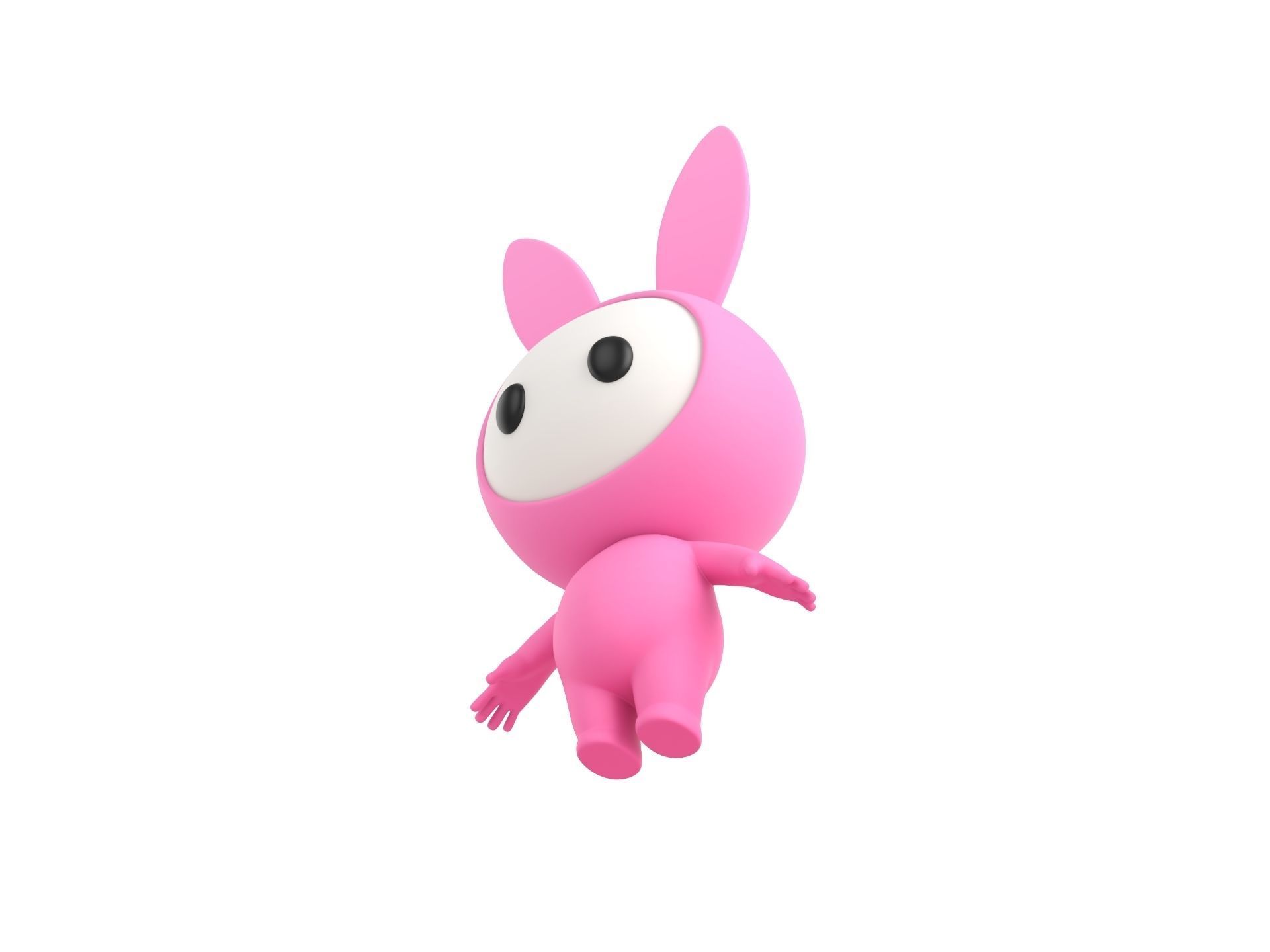 Character255 Rigged Mascot 3D model_15