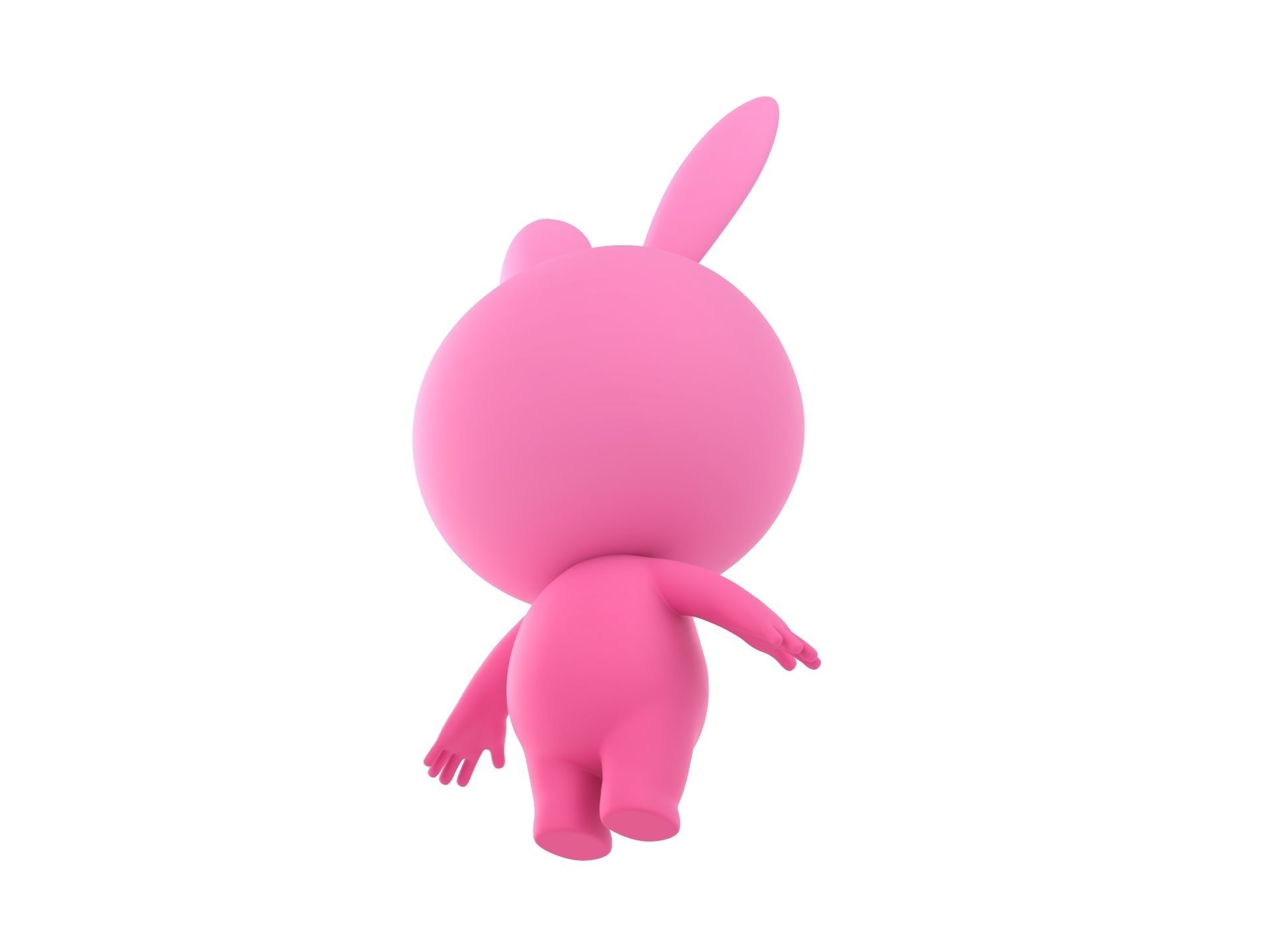 Character255 Rigged Mascot 3D model_10