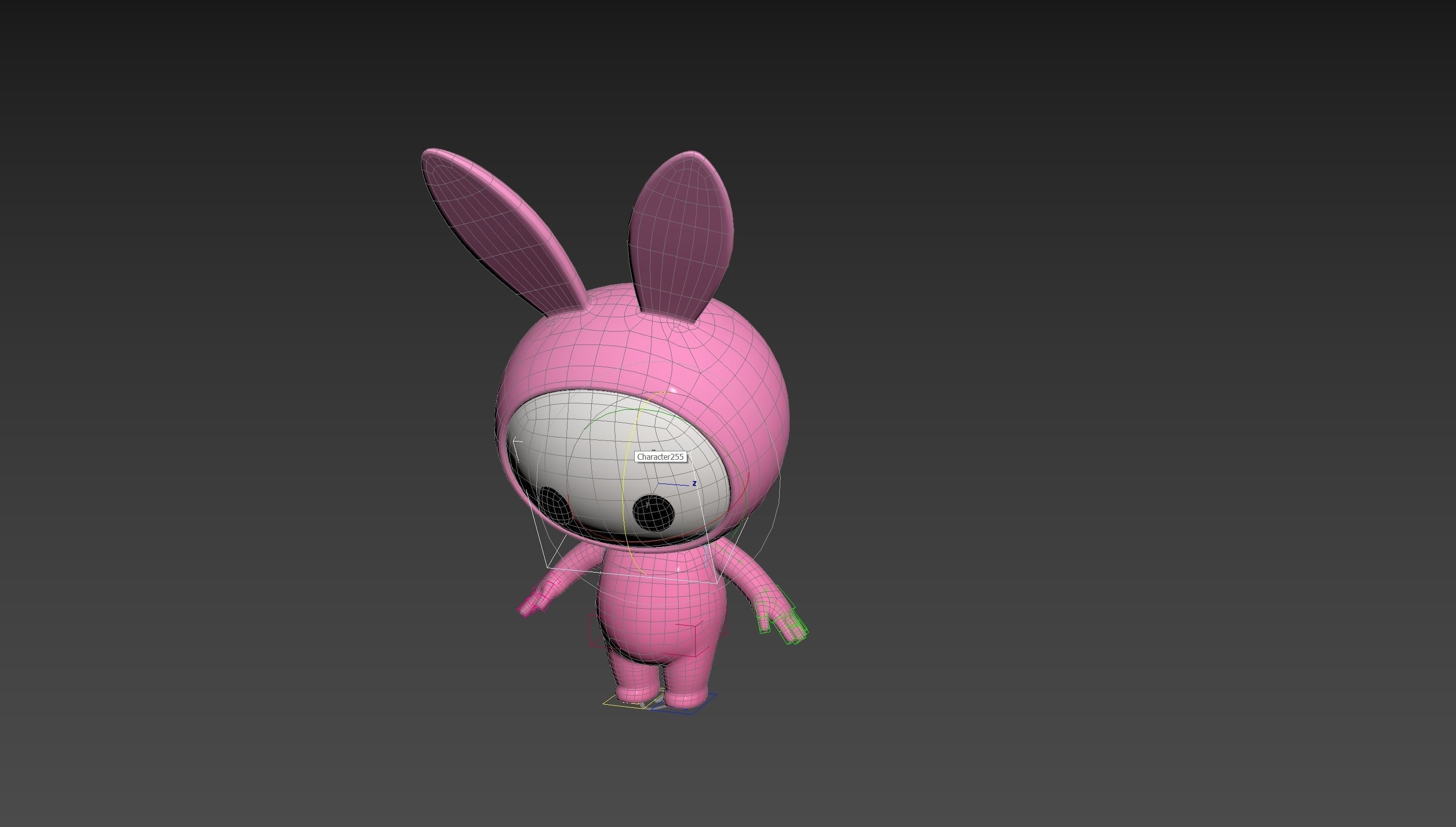 Character255 Rigged Mascot 3D model_21