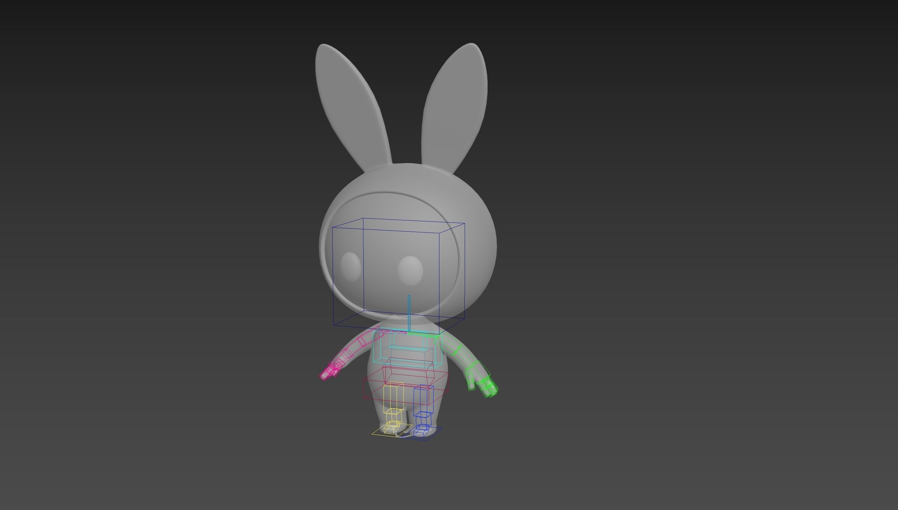 Character255 Rigged Mascot 3D model_20
