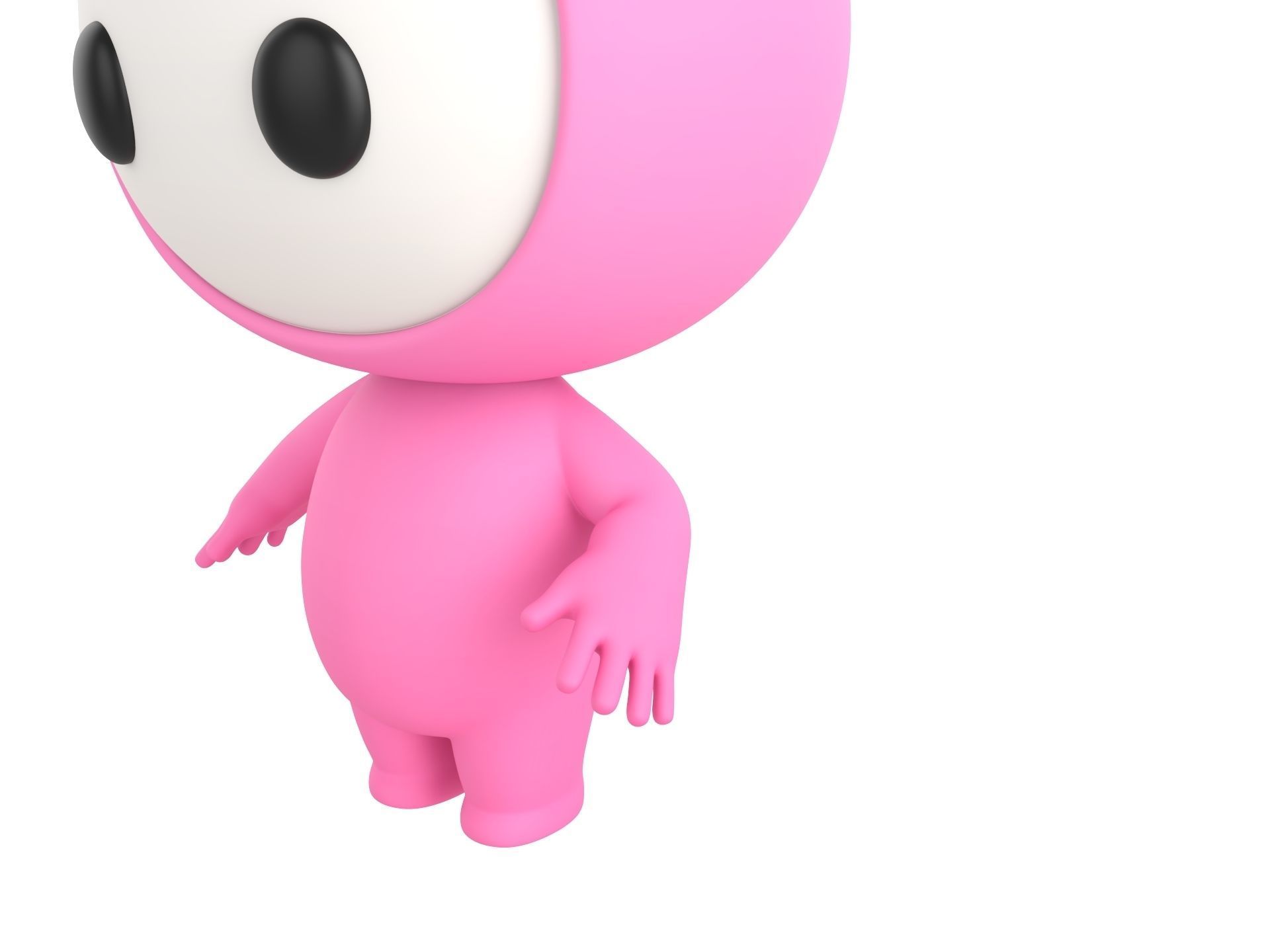 Character255 Rigged Mascot 3D model_2