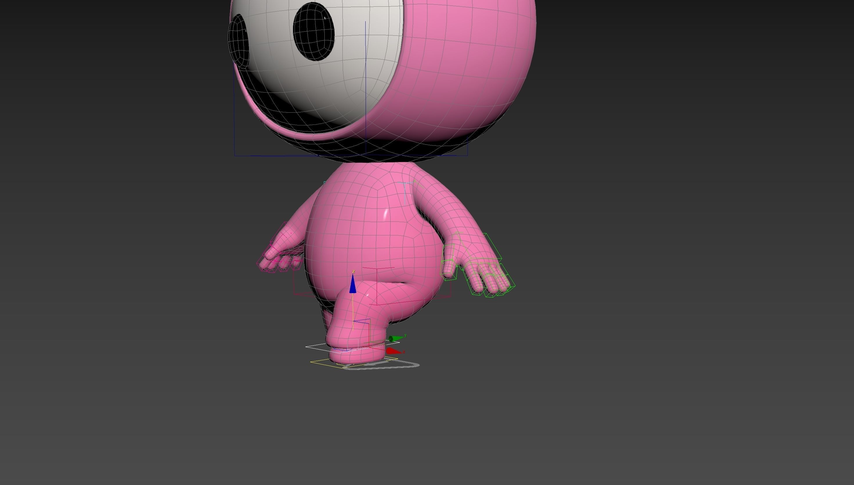 Character255 Rigged Mascot 3D model_26