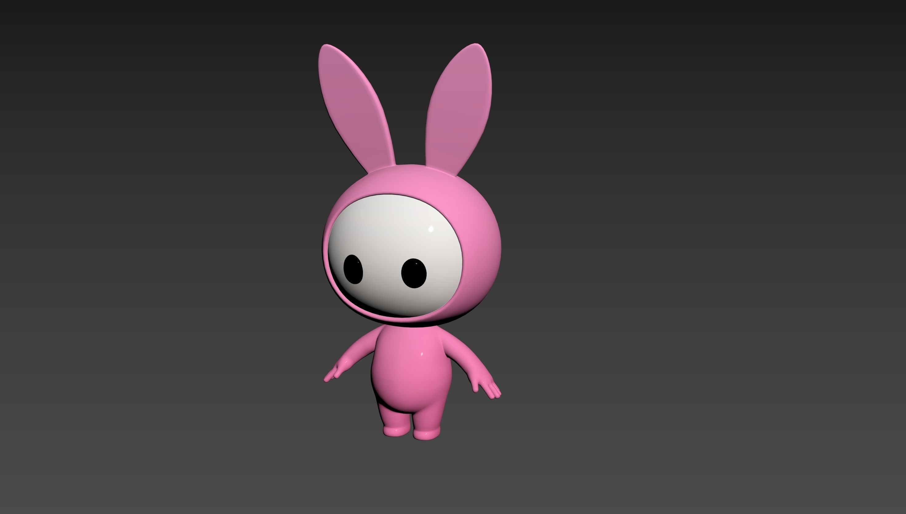 Character255 Rigged Mascot 3D model_16