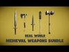 Real World - Medieval Weapons Bundle Low-poly 3D model_1