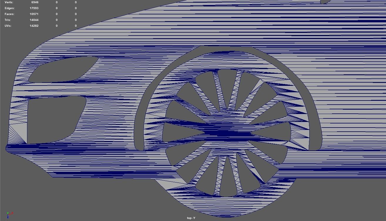 Audi R8 Key Ring Chain 3D print model_8