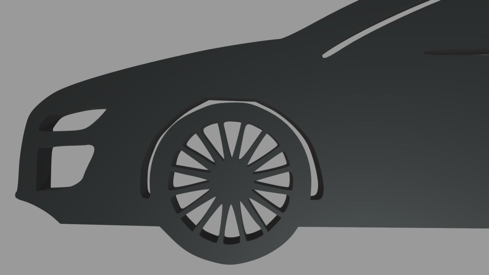 Audi R8 Key Ring Chain 3D print model_1