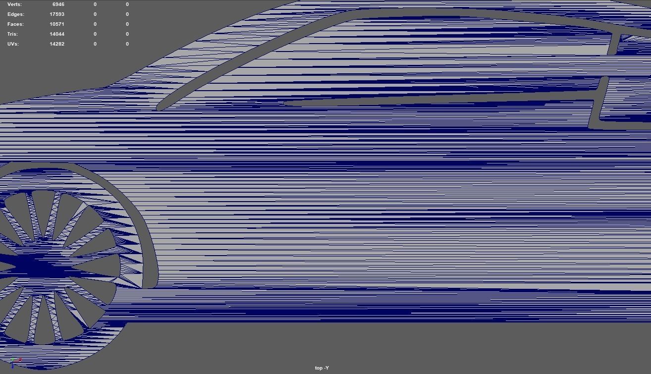 Audi R8 Key Ring Chain 3D print model_9