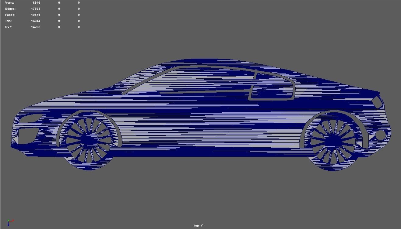 Audi R8 Key Ring Chain 3D print model_7