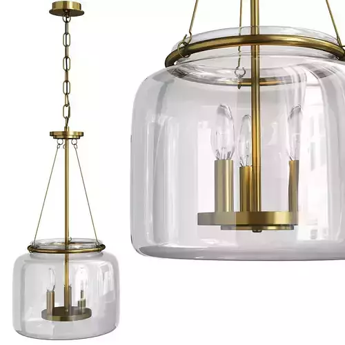 Akron 3 Light Pendant Light