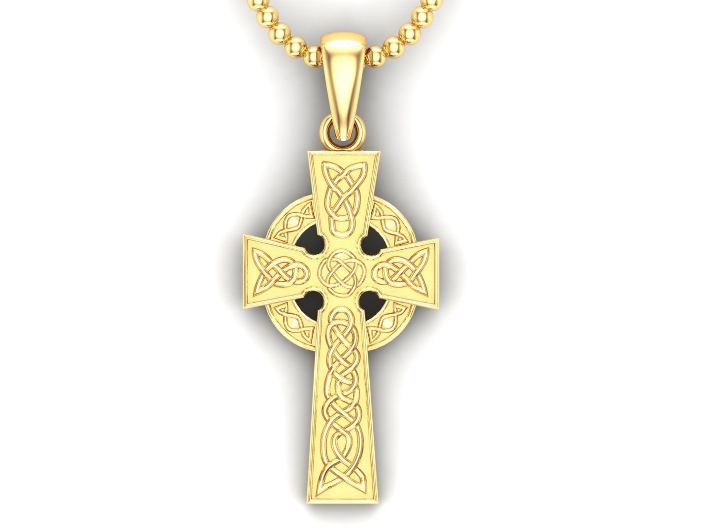 Cross Pendant Jesus Christ CP 14 3D model_3