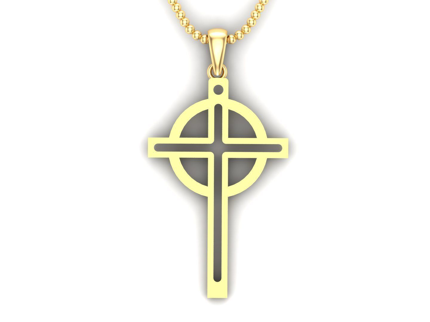 Cross Pendant Jesus Christ CP 12 3D model_3