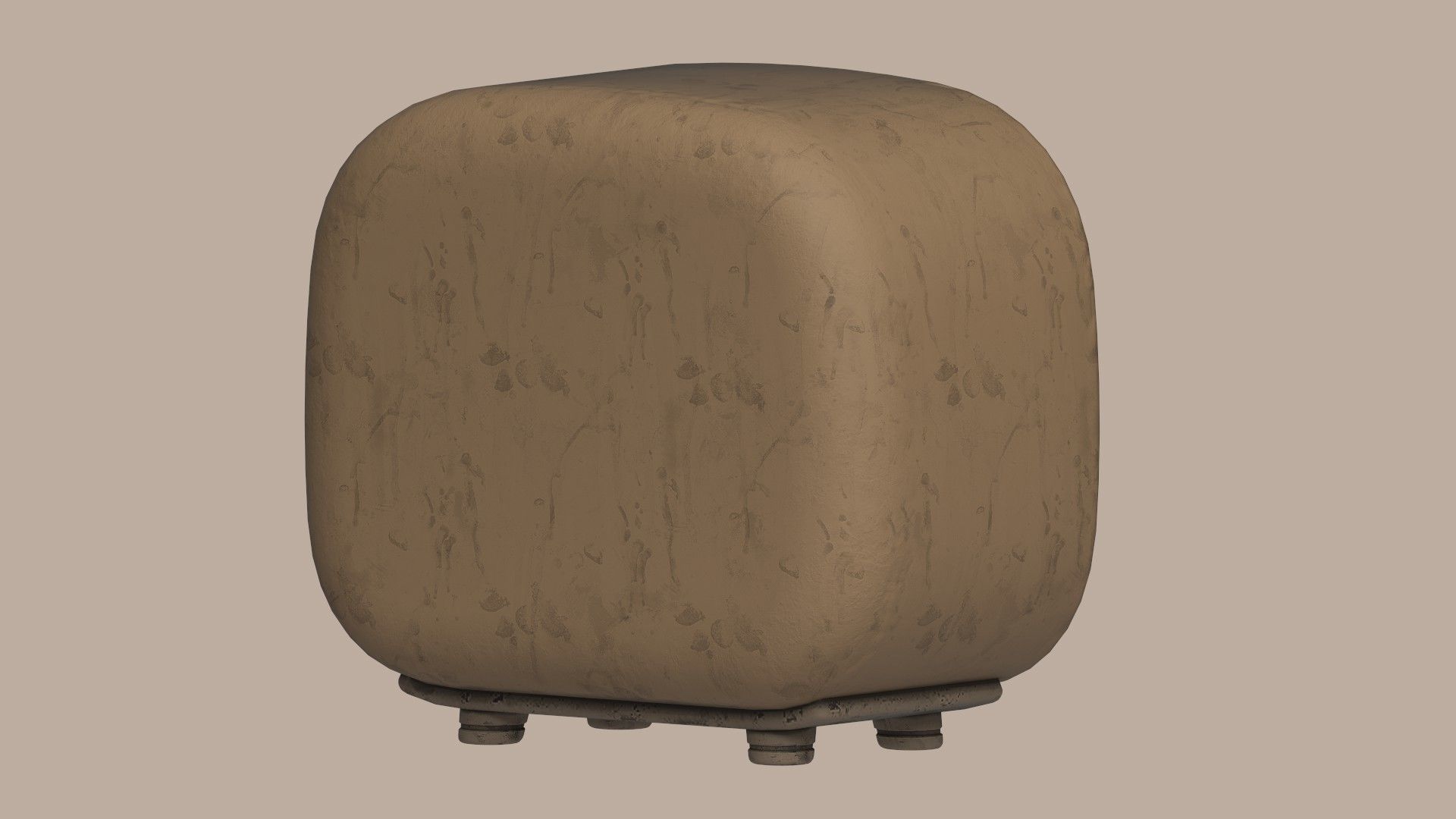 Stylized Imp Radio Low-poly 3D model_2