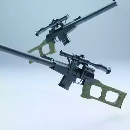VSS LMG Rifle 3D model