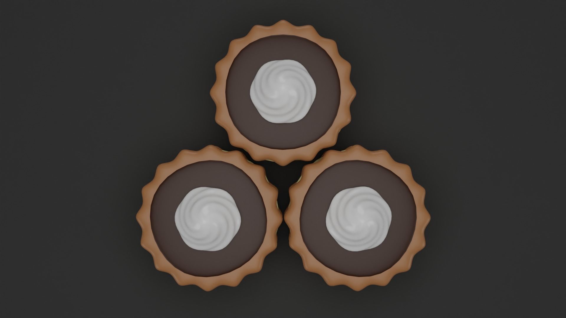 Cream cake 3D model 3D model_2