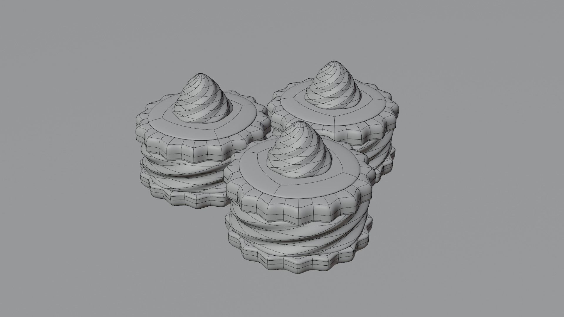 Cream cake 3D model 3D model_19