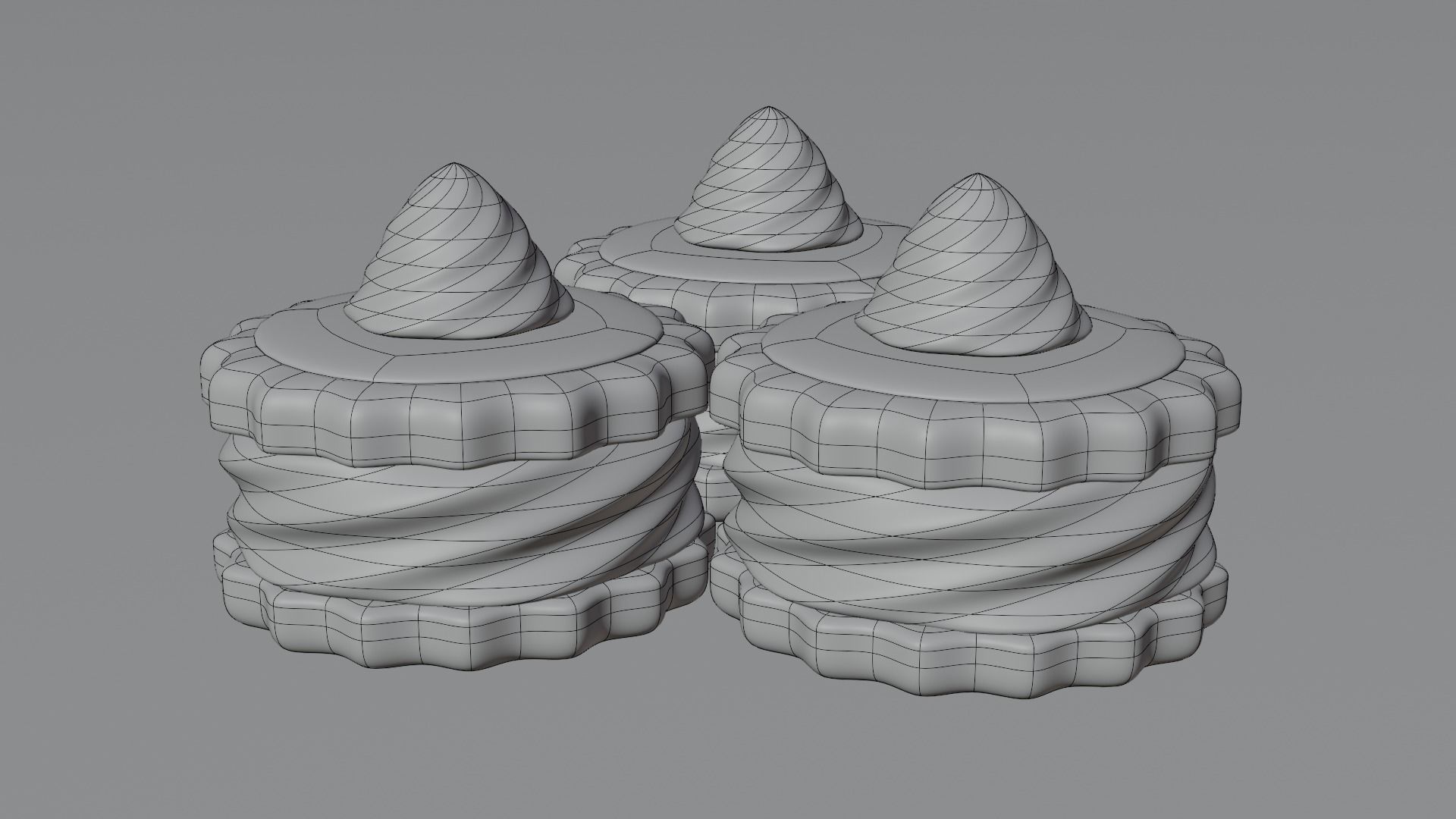 Cream cake 3D model 3D model_10