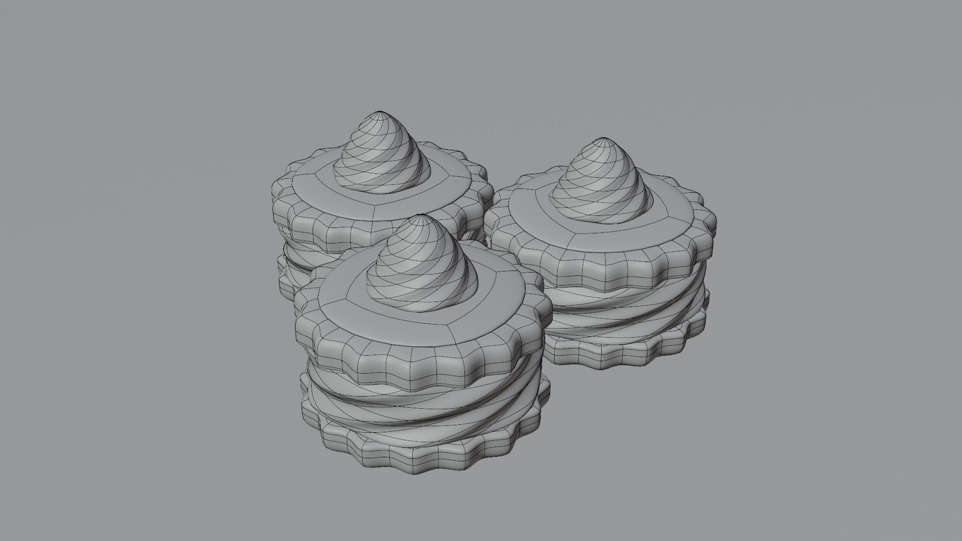 Cream cake 3D model 3D model_18