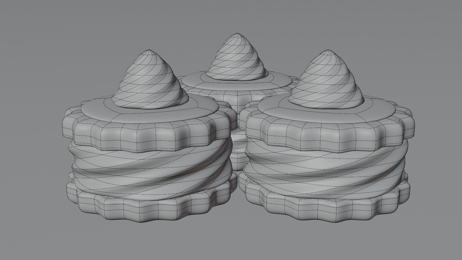 Cream cake 3D model 3D model_15