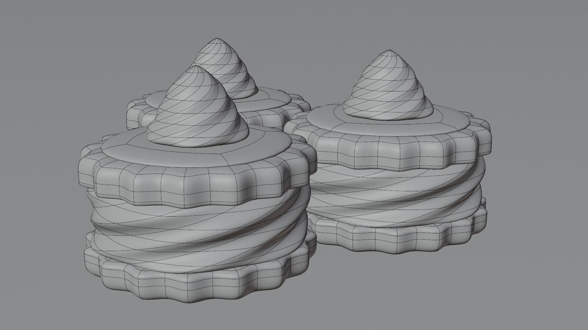 Cream cake 3D model 3D model_13