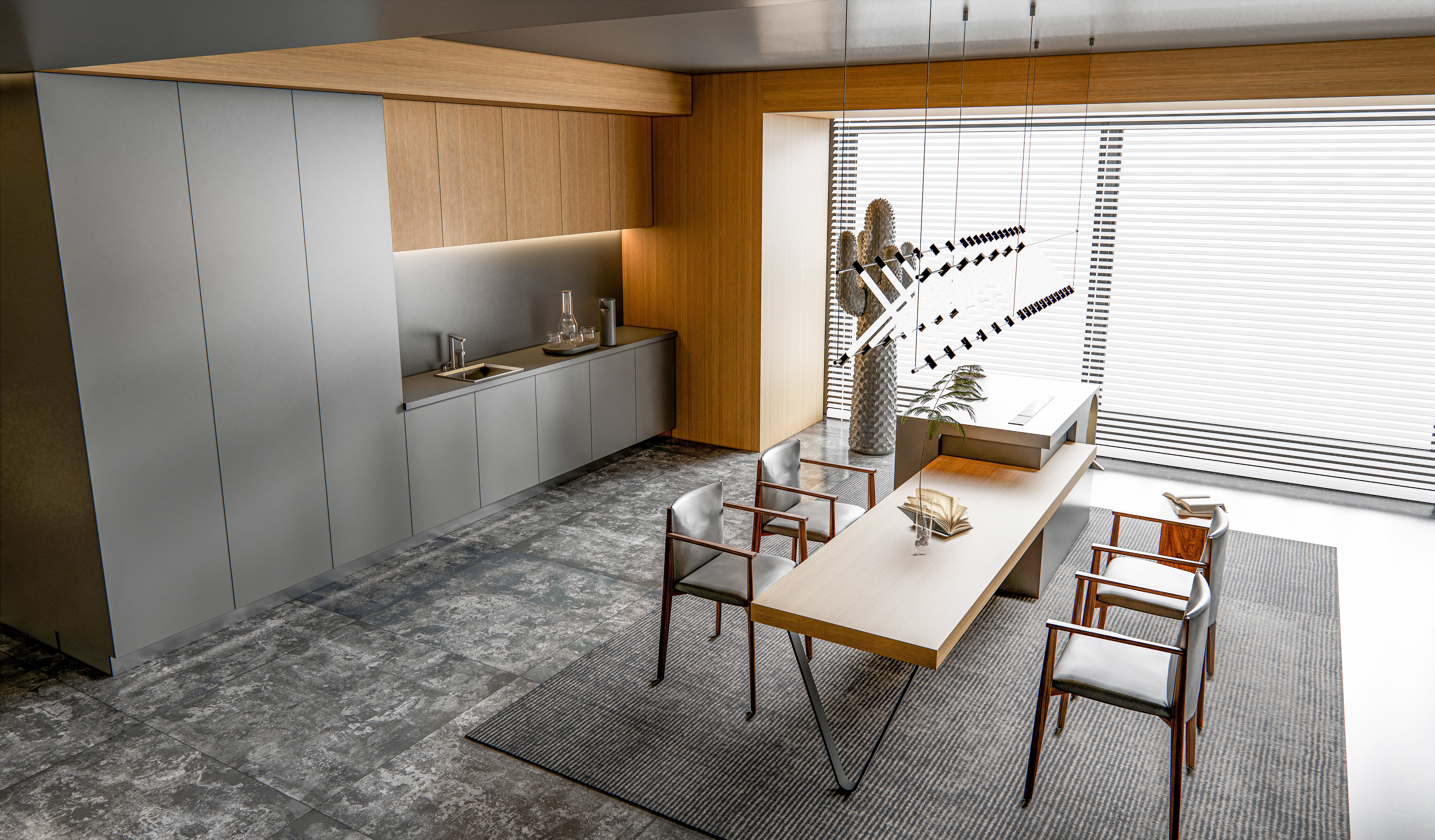 Kitchen fully parametric  Resizable manufacturable  0030 3D model_8