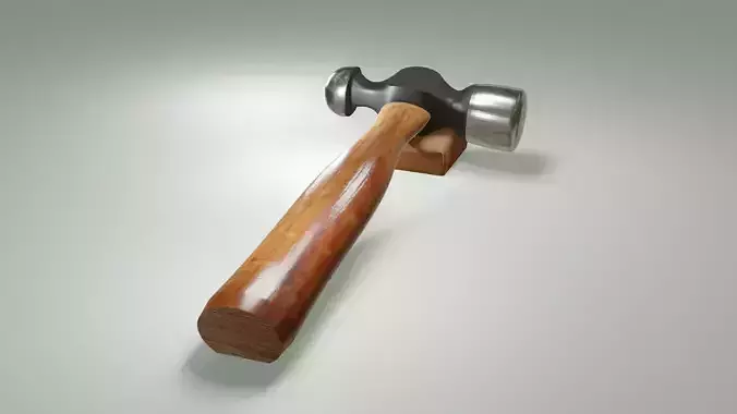 Ballpeen Hammer 3D model