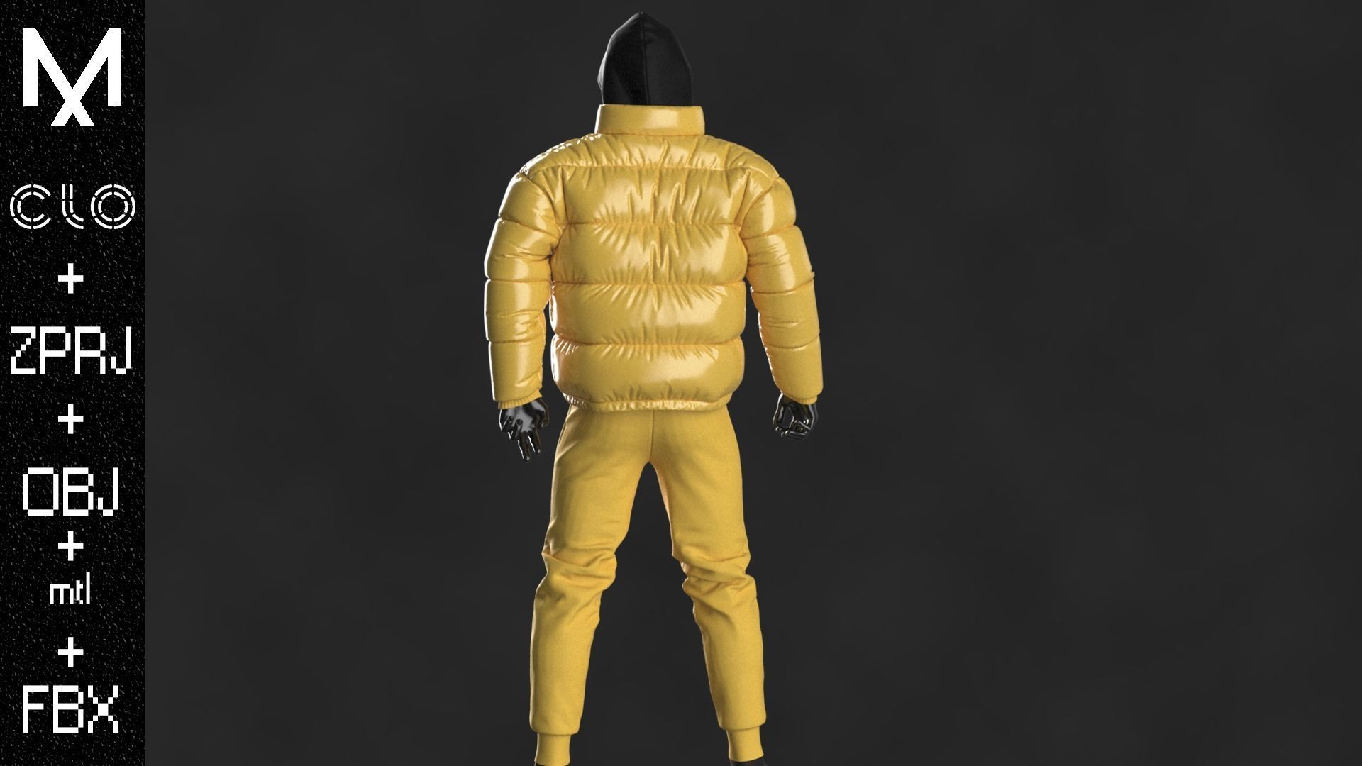 Nocta Outfit Male OBJ mtl FBX ZPRJ 3D model_6