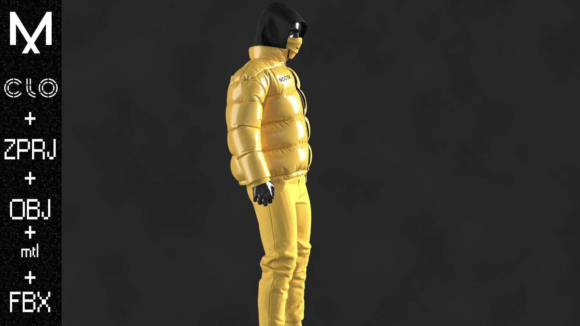 Nocta Outfit Male OBJ mtl FBX ZPRJ 3D model_8
