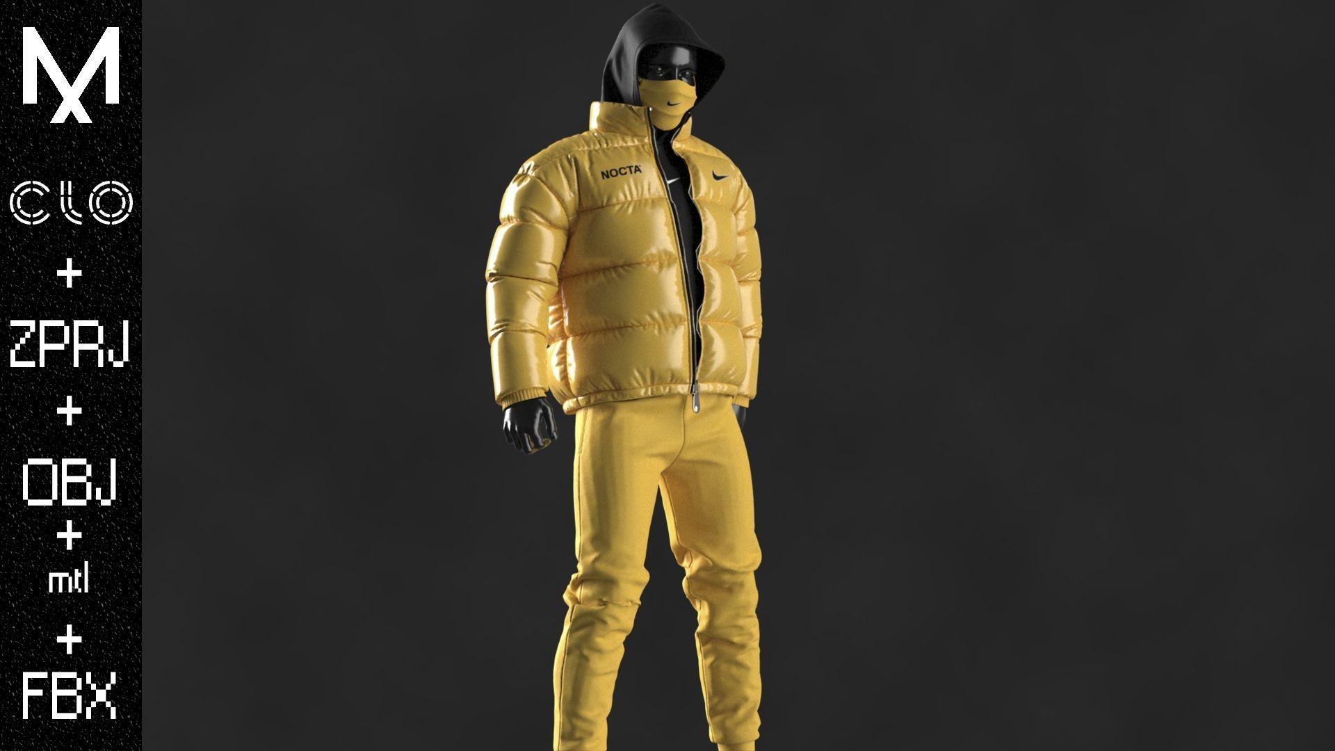 Nocta Outfit Male OBJ mtl FBX ZPRJ 3D model_3