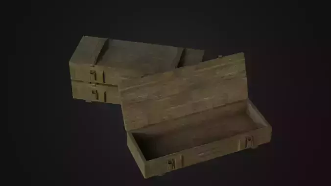 Worn Soviet Weapon Crate