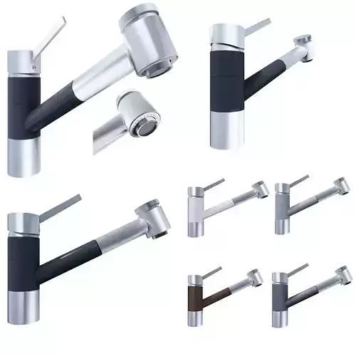 Pull-out kitchen faucets