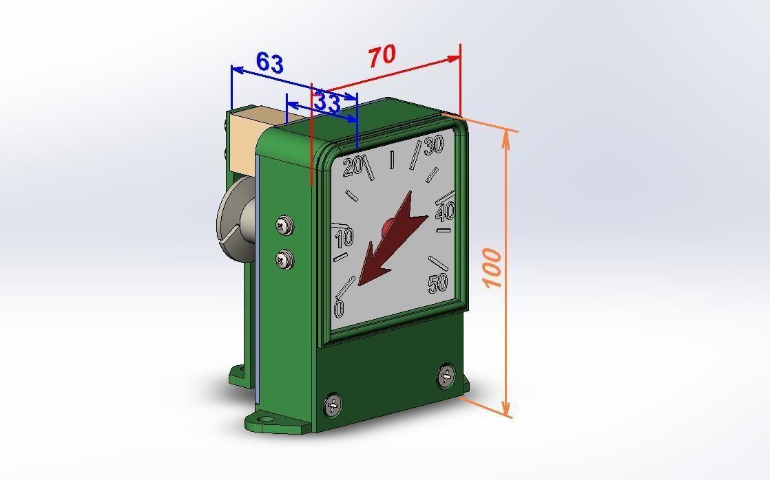 Liquid level indicator 3D print model_8