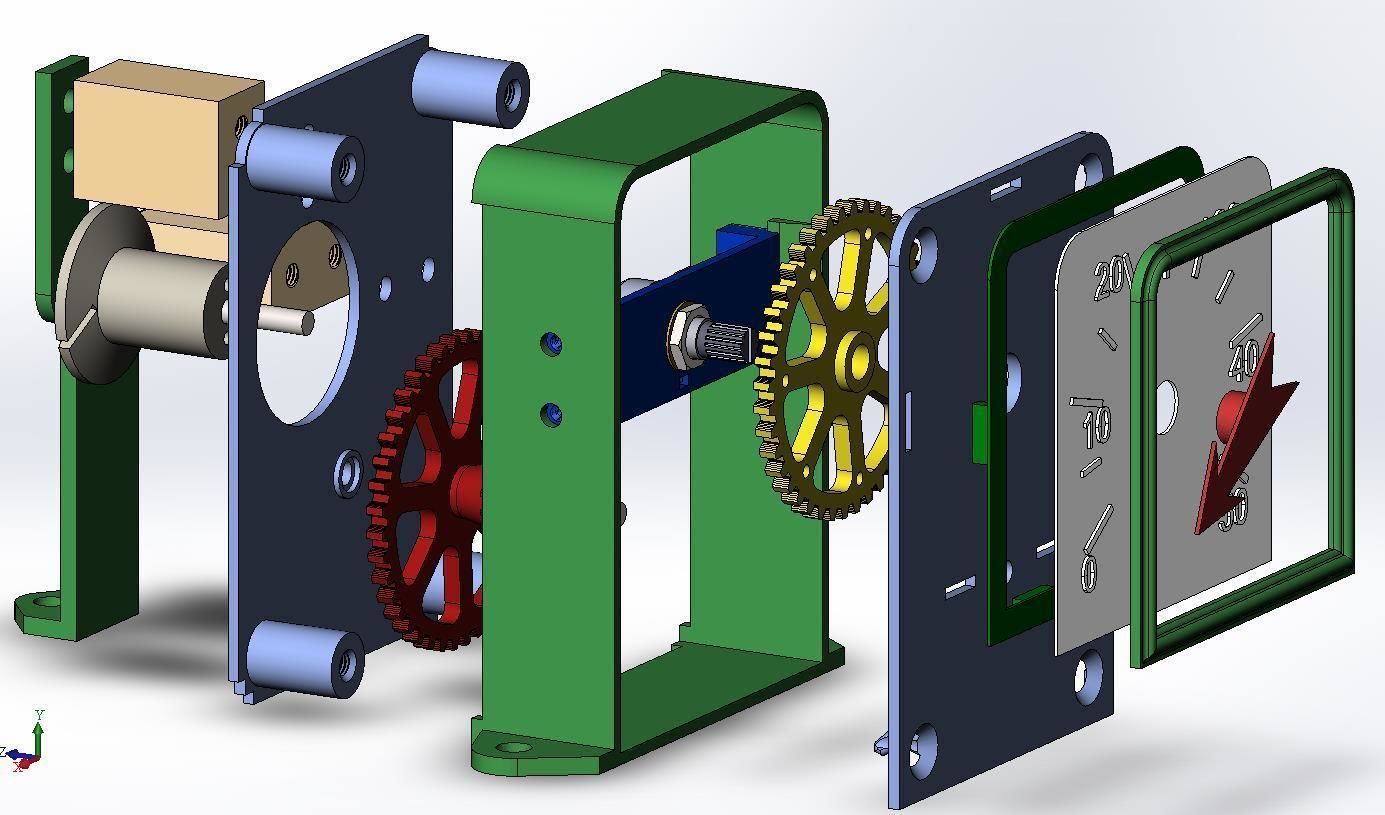 Liquid level indicator 3D print model_6