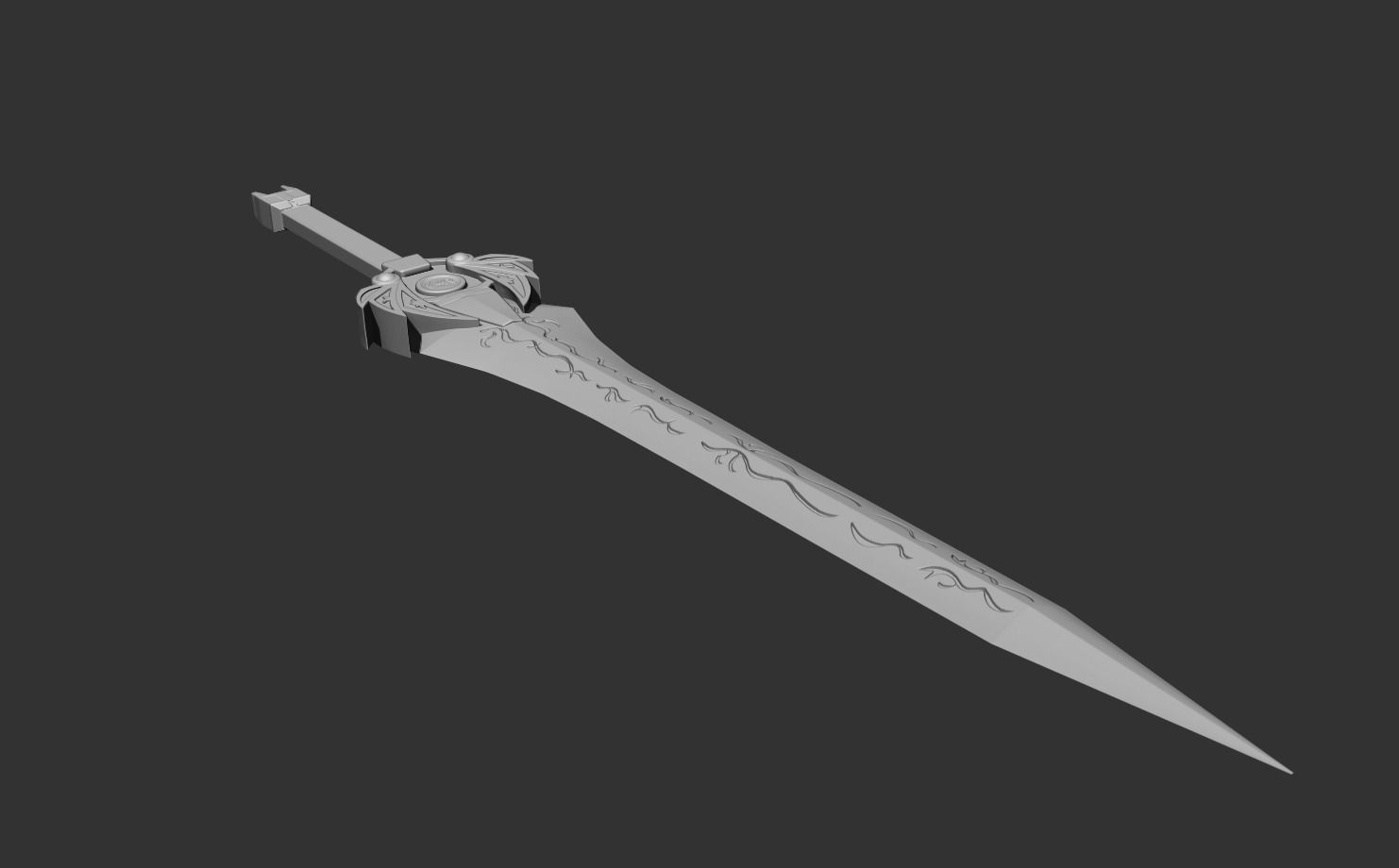 Power rangers Legacy Red Ranger Sword  3D print model_3